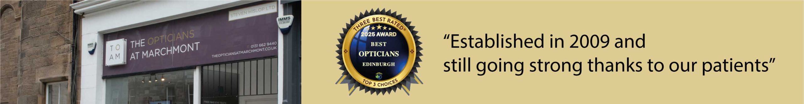 Established in 2009 and still going strong thanks to our patients